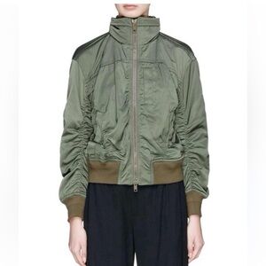 VINCE Army Green Bomber Jacket NWOT
